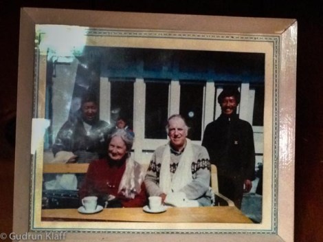 Sir Edmund Hillary, his second wife, and my landlords