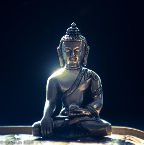 My little silver buddha