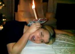 Bin nicht ich - aber ich sah wahrscheinlich nicht glücklicher aus...